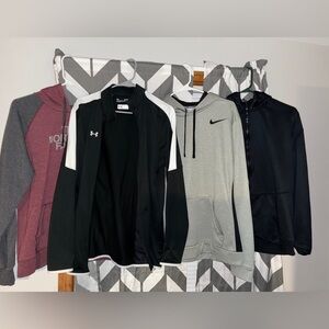 Women’s hoodies sweatshirts Nike, Under Armour and North Face